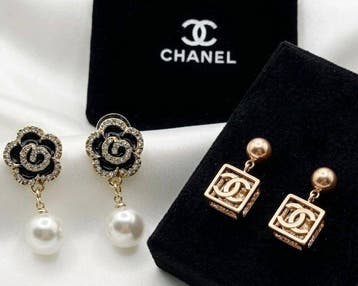 Goud gevuld - Oorbellen - Geïnspireerd Chanel Sawarosk