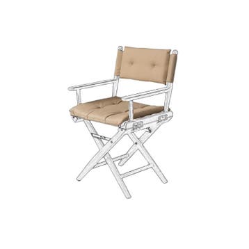 Arc Marine Tafel incl. 4 Regisseurstoelen Beige, Watersport en Boten, Ophalen of Verzenden, Nieuw, Zeilboot of Motorboot