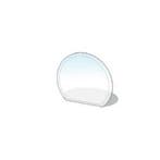 Vloerplaat rond 105*120cm glas 8mm, Huis en Inrichting, Kachels, Ophalen of Verzenden, Nieuw
