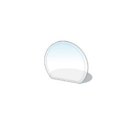Vloerplaat rond 105*120cm glas 8mm, Ophalen of Verzenden, Nieuw