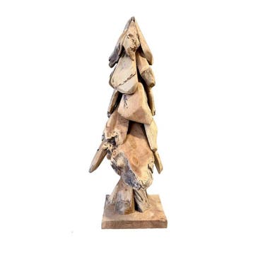 Kerst special: teakhouten kerstbomen! -  105 cmWoondecoratie, Ophalen of Verzenden, Nieuw