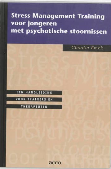 Stressmanagementtraining voor jongeren met psychotische, Verzenden, Zo goed als nieuw, C. Emck