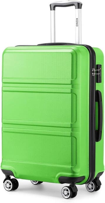 Handbagage Koffer 55cm Appelgroen | Retourdeal 62% Korting, Gebruikt, 50 tot 60 cm, Hard kunststof, Slot