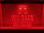 Wij gaan wijnen wijn neon bord lamp LED cafe verlichting rec, Verzamelen, Merken en Reclamevoorwerpen, Verzenden, Nieuw