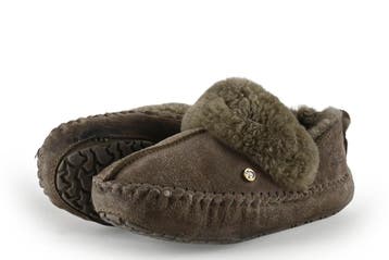 Warmbat Pantoffels in maat 36 Bruin, Bruin, Verzenden, Zo goed als nieuw, Pantoffels of Sloffen