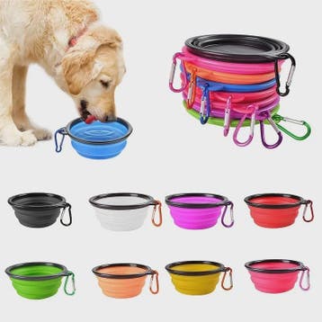 Draagbare Opvouwbare Voer- en Waterbak voor Honden en Katten, Verzenden, Nieuw