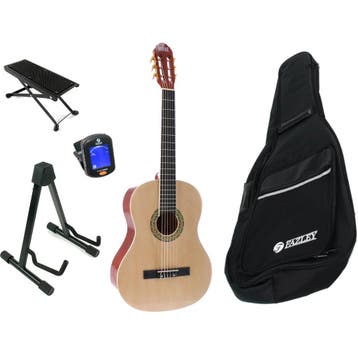LaPaz 002 NT klassieke gitaar 4/4-formaat naturel +, Muziek en Instrumenten, Verzenden, Nieuw