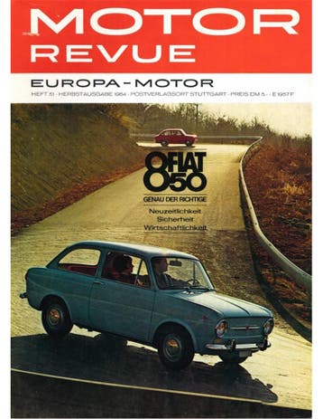 1964 MOTOR REVUE MAGAZINE 51 DUITS, Nieuw, Author