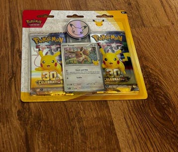 Pokémon - 1 Blisterverpakking - 30th Celebration Eevee, Hobby en Vrije tijd, Nieuw