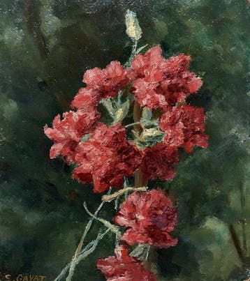 Suzanne Gayat (c. 1950) - Wild Carnations