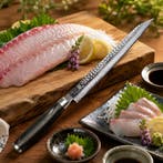 Yaxell Taishi Sashimi Fileermes 23 cm – VG-10 Staal – Ha, Ophalen of Verzenden, Nieuw, Hout, Los bestek