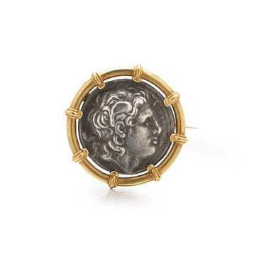Broche - 22 karaat Geel goud - Carlo Giuliano 22KT Gouden