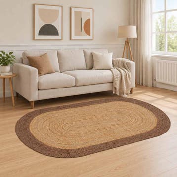 vidaXL Gebied Tapijt Grijs 205 x 305 cm Jute, Verzenden, Nieuw, Grijs
