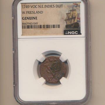 Nederland, West-Friesland Duit 1749 (Zonder minimumprijs)