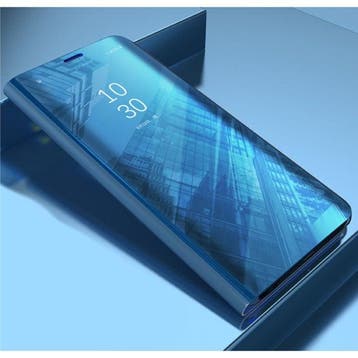 Xiaomi Redmi 7A Smart Spiegel Flip Case Cover Hoesje Blauw, Verzenden, Nieuw