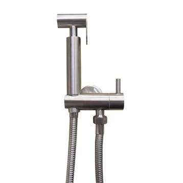 Bidet Handdoucheset Boss & Wessing Cemal Rond RVS, Ophalen of Verzenden, Nieuw, Overige typen