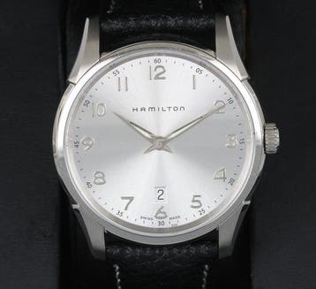 Hamilton - Jazzmaster Thinline Quartz - Zonder minimumprijs, Sieraden, Tassen en Uiterlijk, Nieuw