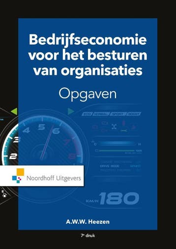 Bedrijfseconomie voor het besturen van, 9789001900069, Boeken, Verzenden, Zo goed als nieuw, HBO
