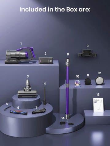 Honiture S14 Draadloze Stofzuiger | Nieuw | OLED-display, Verzenden, Nieuw
