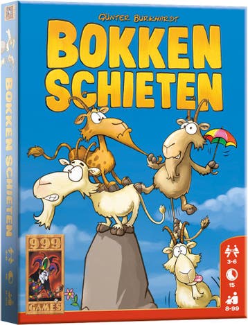 Bokken Schieten - Kaartspel | 999 Games - Kaartspellen, Verzenden, Nieuw