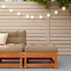 vidaXL Tuinvoetsteun Massief grenenhout Wasbruin 61 x 60,5 x, Verzenden, Nieuw