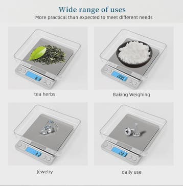 Precisie Digitale Weegschaal 3000g x 0.1g met LCD Display -, Verzenden, Nieuw