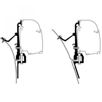 Thule Van Adapter, Caravans en Kamperen, Tenten, Nieuw