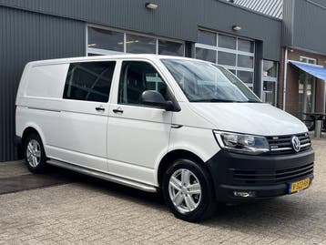 Volkswagen Transporter 2.0 TDI L2H1 DC 4Motion 150pk, Stof, Gebruikt, Euro 6, Volkswagen