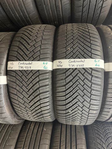 235-55-17 Continental ALL SEASON 6.5mm 103V 235 55 17, Ophalen, Gebruikt, 17 inch, 235 mm