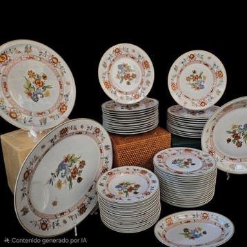 Theodore Haviland France, Limoges - Eetservies voor 12 (54), Antiek en Kunst