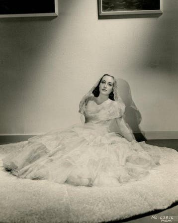 George Hurrell (1904-1992) - Joan Crawford in a Bridal Gown,