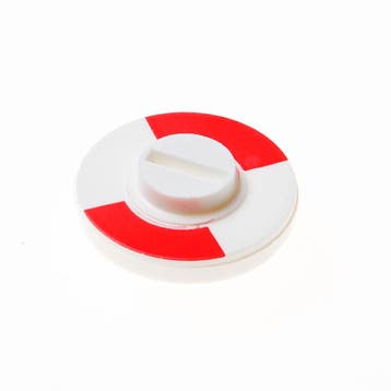 OUTLET Hoppe rood/wit plaatje    5 mm, Ophalen of Verzenden, Nieuw