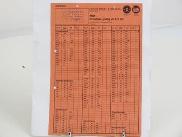 LGB Info blad #91 Preisliste 1983 (LGB Info bladen), Verzamelen, Ophalen of Verzenden, Gebruikt, Overige typen