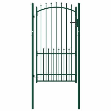 vidaXL Hekdeur met spijkers EMMEN 104 x 134,5 cm, Verzenden, Nieuw
