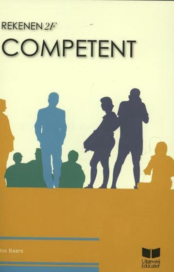 9789041509260 Competent Rekenen 2F | Tweedehands, Verzenden, Zo goed als nieuw, Jos Baars