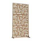 Scheidingswand Bernalda kamerscherm 180x90x40 cm bruin casa., Verzenden, Nieuw