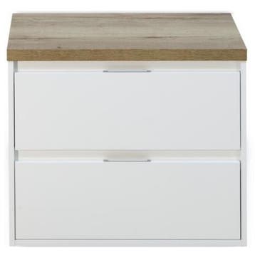 Porto Badmeubelset 70 cm - Wit Hoogglans - Wastafelbovenblad, Huis en Inrichting, Ophalen of Verzenden, Nieuw
