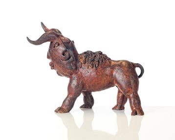 Juan García Ripollés (1932) - sculptuur, Toro oriental - 13