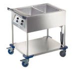 Outlet B.PRO Bain-marie wagen  2 x 1/1 GN, Ophalen, Gebruikt, Fornuis, Frituur en Grillen