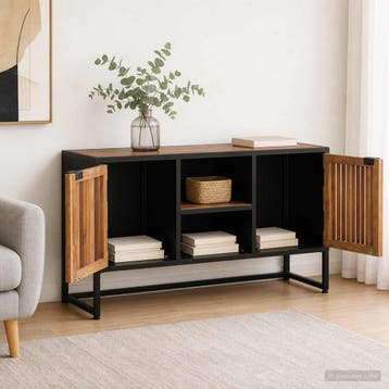 vidaXL Dressoir 105 x 30 x 55 cm, Verzenden, Nieuw, Overige houtsoorten, Minder dan 50 cm
