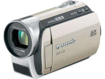 Panasonic SDR-S26 Digitale Videocamera - Zilver, Verzenden, Zo goed als nieuw