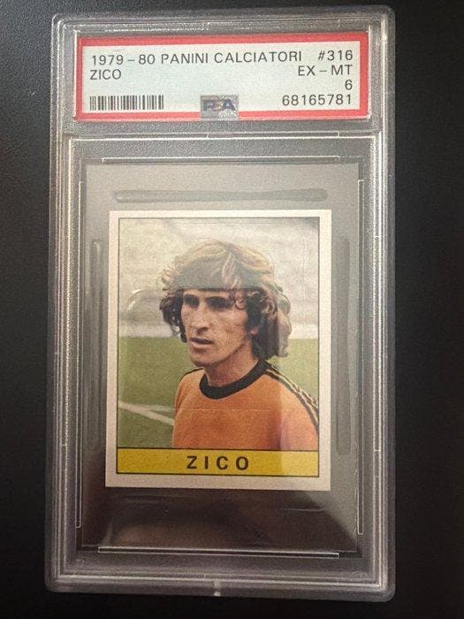 1979 Panini Zico - PSA 6 Graded sticker, Verzamelen, Stickers