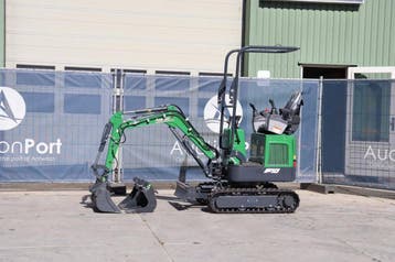 Veiling: Minigraver Aameck F10 Diesel 2026 Nieuw, Ophalen, Graafmachine