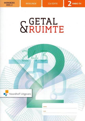 9789001900182 Getal  Ruimte 12e ed vmbo-t/havo 2 werkboek..., Verzenden, Zo goed als nieuw