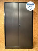 Ahrend roldeurkast - 195x120x45cm - zwart met zwarte rol..., Nieuw in verpakking