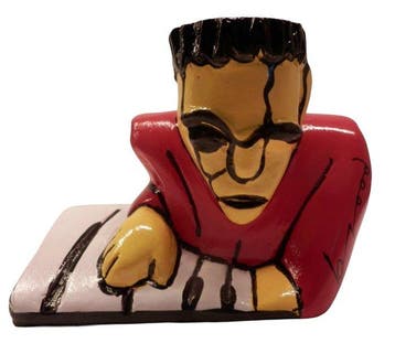 Herman Brood (1946-2001), after - Beeldje, De Pianist - 15, Antiek en Kunst
