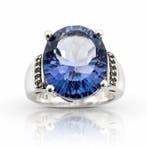 Zonder minimumprijs - Harry Ivens - Ring Zilver - Tanzaniet, Nieuw