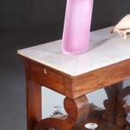 Hollandse wandtafel of trumeau met 2 zij-lade  ca 1840  No6, Antiek en Kunst, Ophalen of Verzenden
