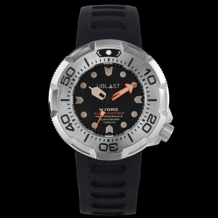 Ublast - Hydro - REF.UBHDR46BK - Automatic - Sub 100 ATM -, Sieraden, Tassen en Uiterlijk, Horloges | Heren