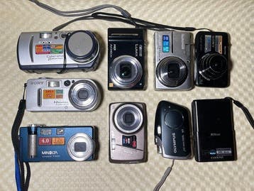 Sony, Panasonic, Nikon, Olympus, Minolta, Kodak Coolpix S80, Nieuw